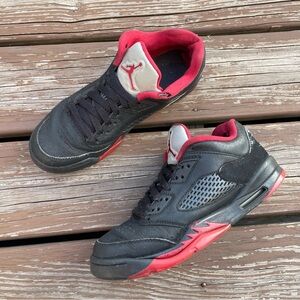 Air Jordan 5 V Retro Low Alternate 90 Black Red